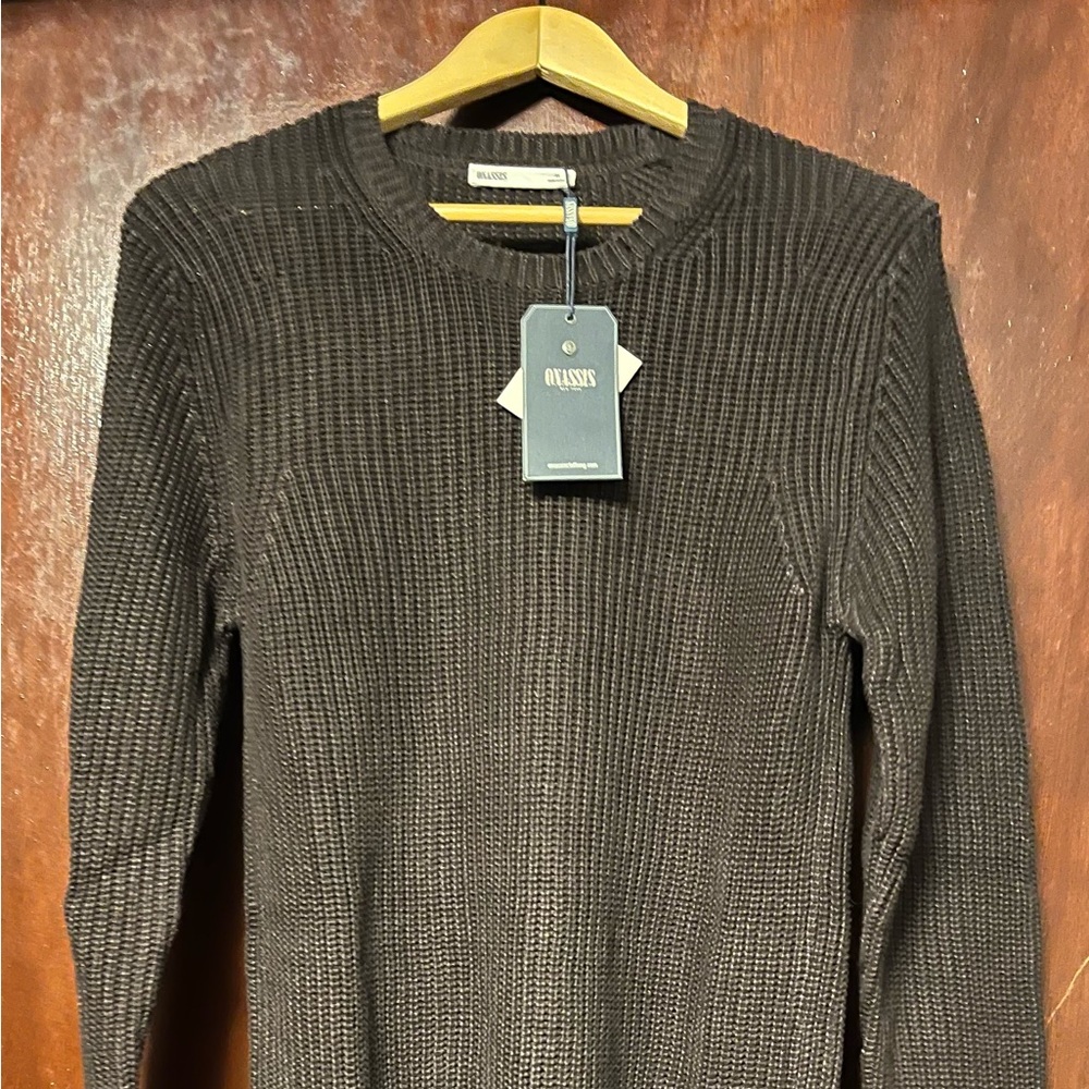 Men’s Onassis Brown Linen Sweater